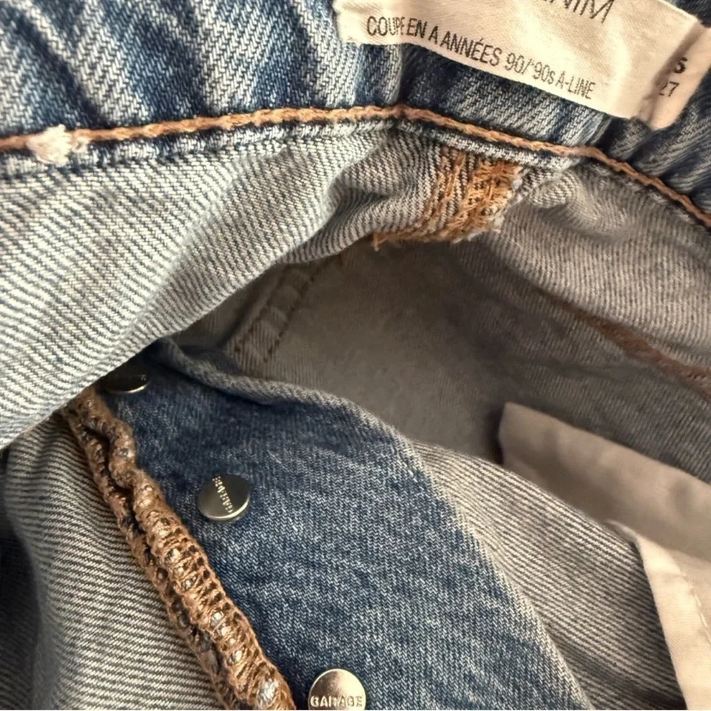 Garage Super High Waisted Distressed Shorts Size 5/27
